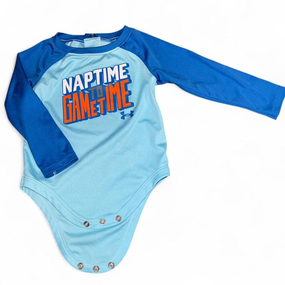 Under armour blue baby onesie